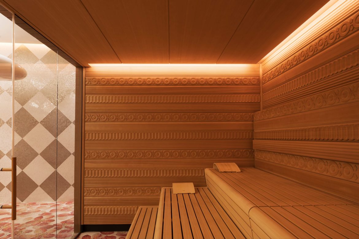 Mondrian Doha sauna